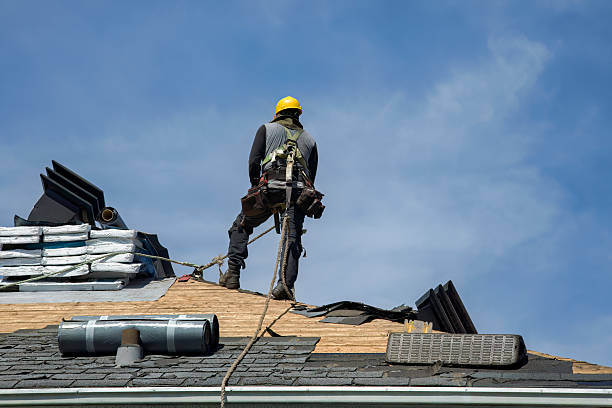Professional Roofing technician working in Bluffton, SC